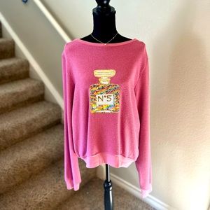 Pink Sequence Sweatshirt